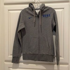 Duke University zippered hoodie